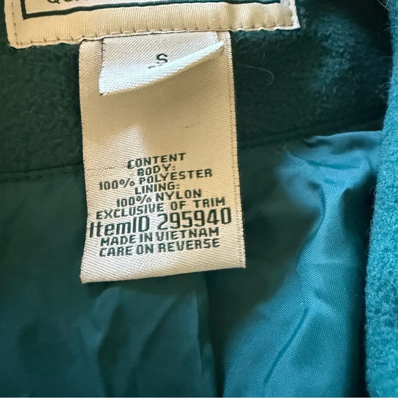 LL Bean Fleece Peacoat - Picture 4 of 5
